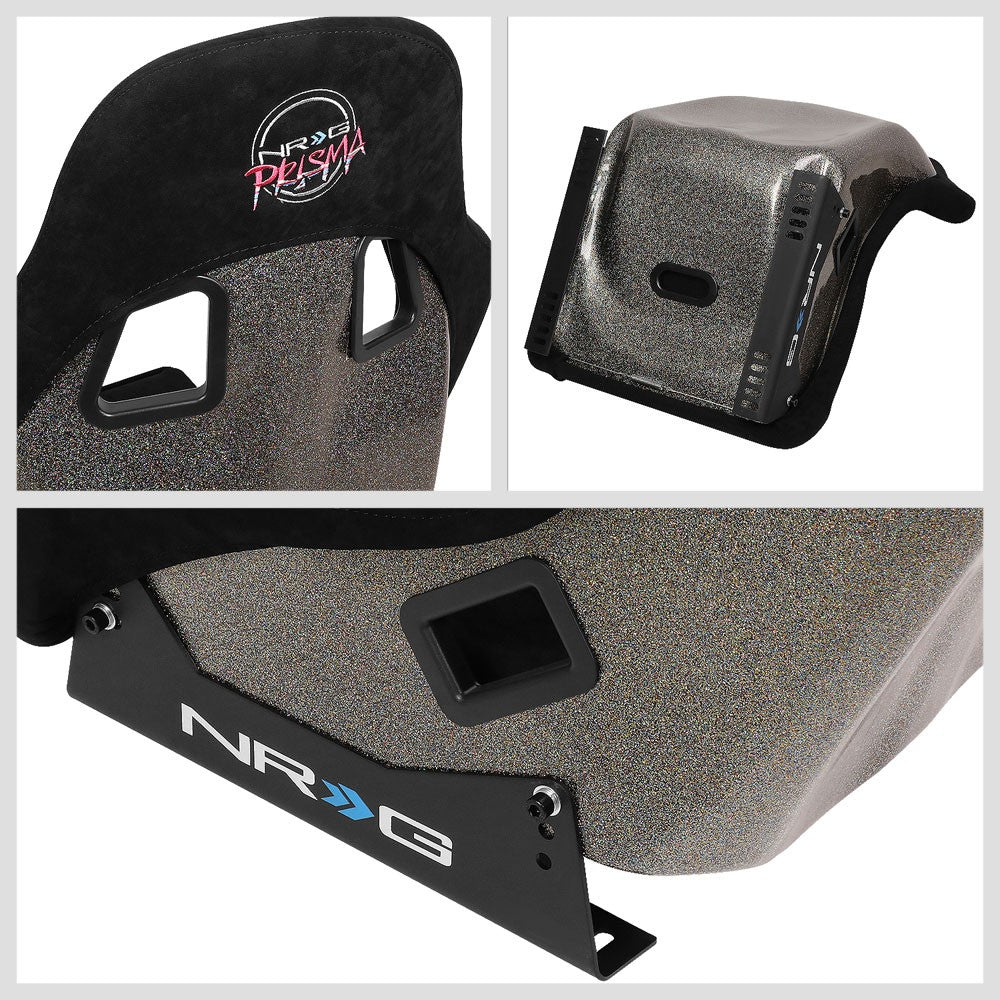 NRG FRP-303BK-ULTRA PRISMA Fixed Bucket Racing Seat Black NRG-FRP-303BK-ULTRA