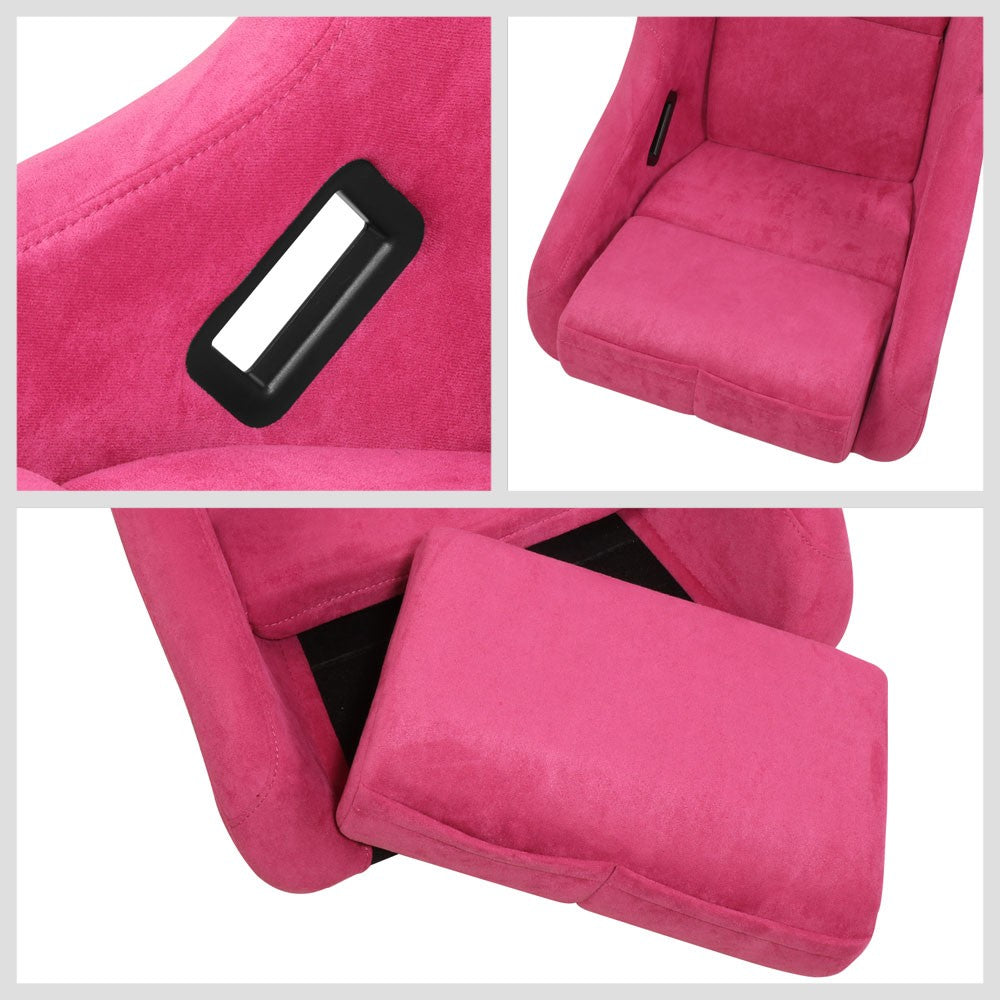 NRG FRP-303FH-PRISMA PRISMA Fixed Bucket Racing Seat Fushia NRG-FRP-303FH-PRISMA