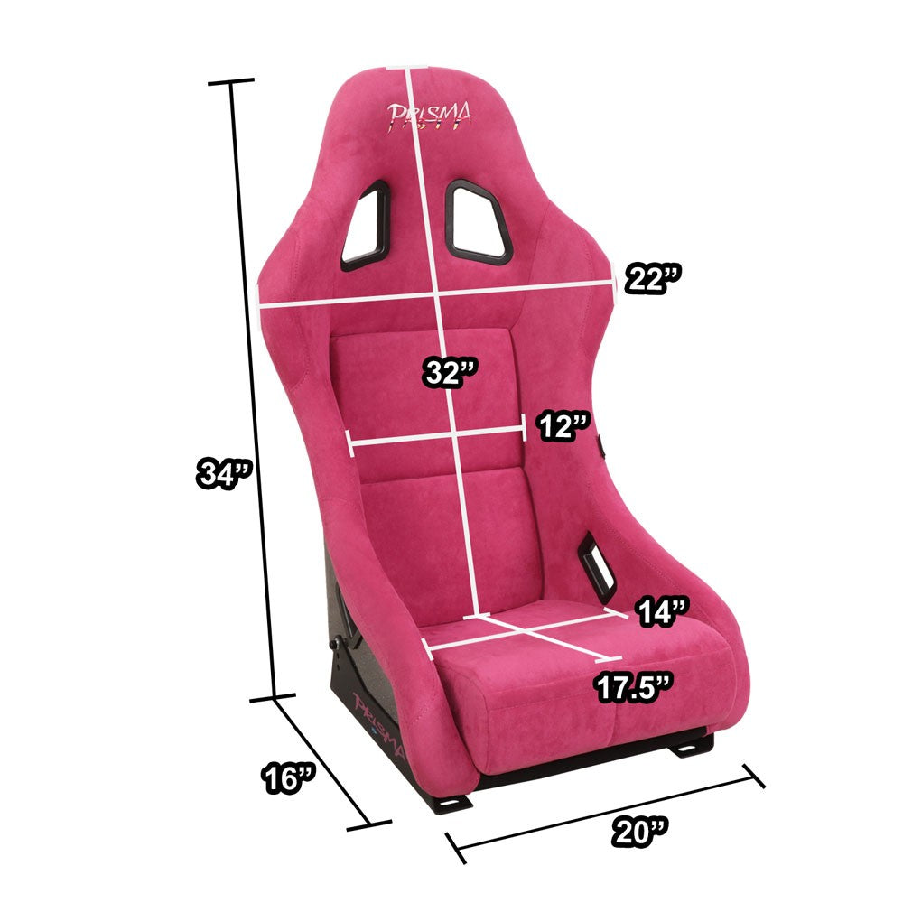 NRG FRP-303FH-PRISMA PRISMA Fixed Bucket Racing Seat Fushia NRG-FRP-303FH-PRISMA