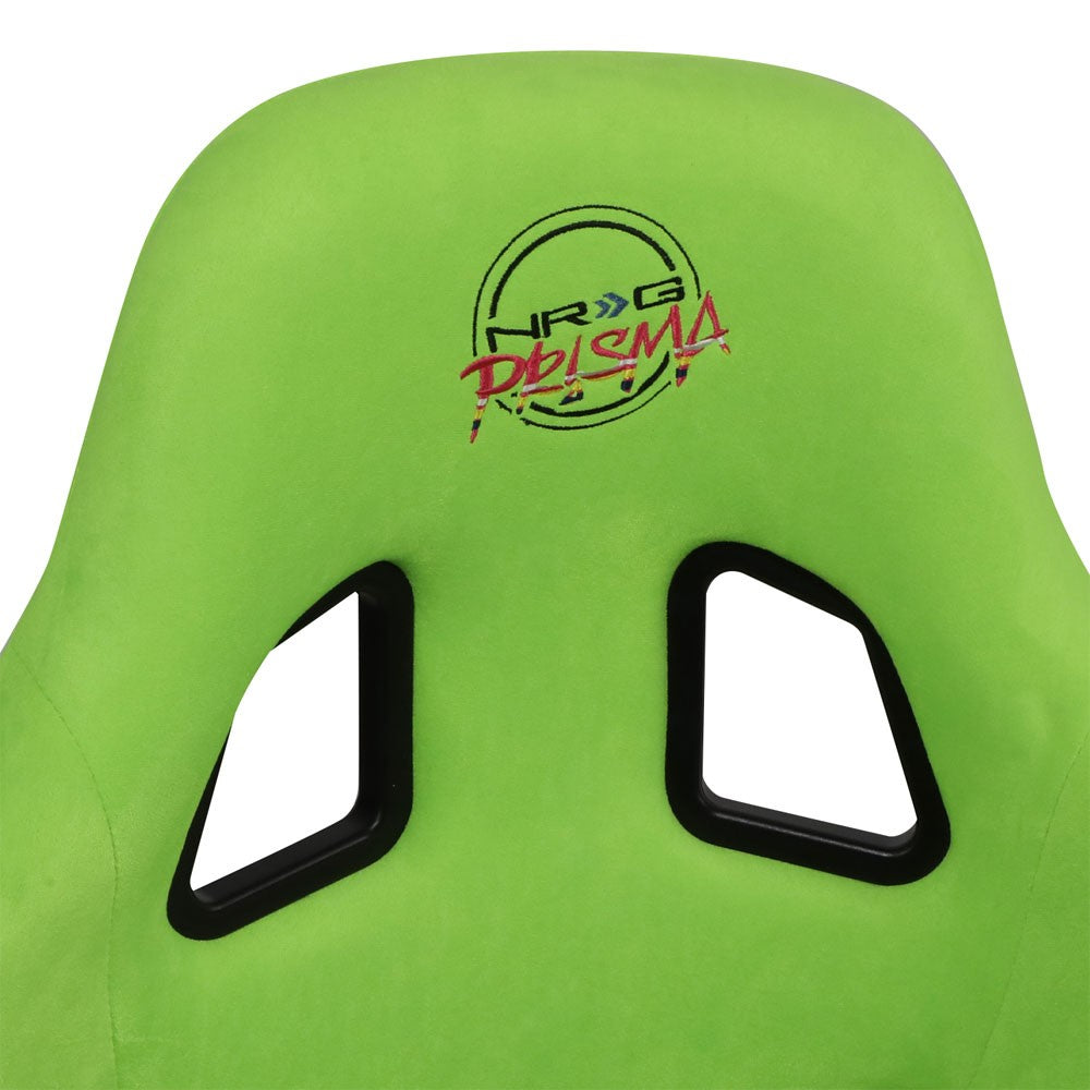 NRG FRP-303NG-PRISMA Bucket (Medium) NRG Prisma Logo Racing Seat Neon Green