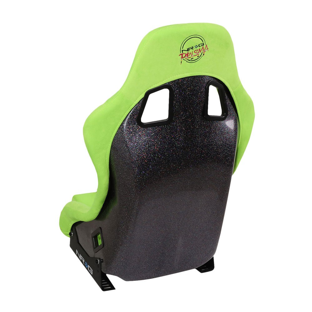 NRG FRP-303NG-PRISMA Bucket (Medium) NRG Prisma Logo Racing Seat Neon Green