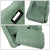 NRG FRP-303OL-PRISMA PRISMA Fixed Bucket Racing Seat Olive NRG-FRP-303OL-PRISMA