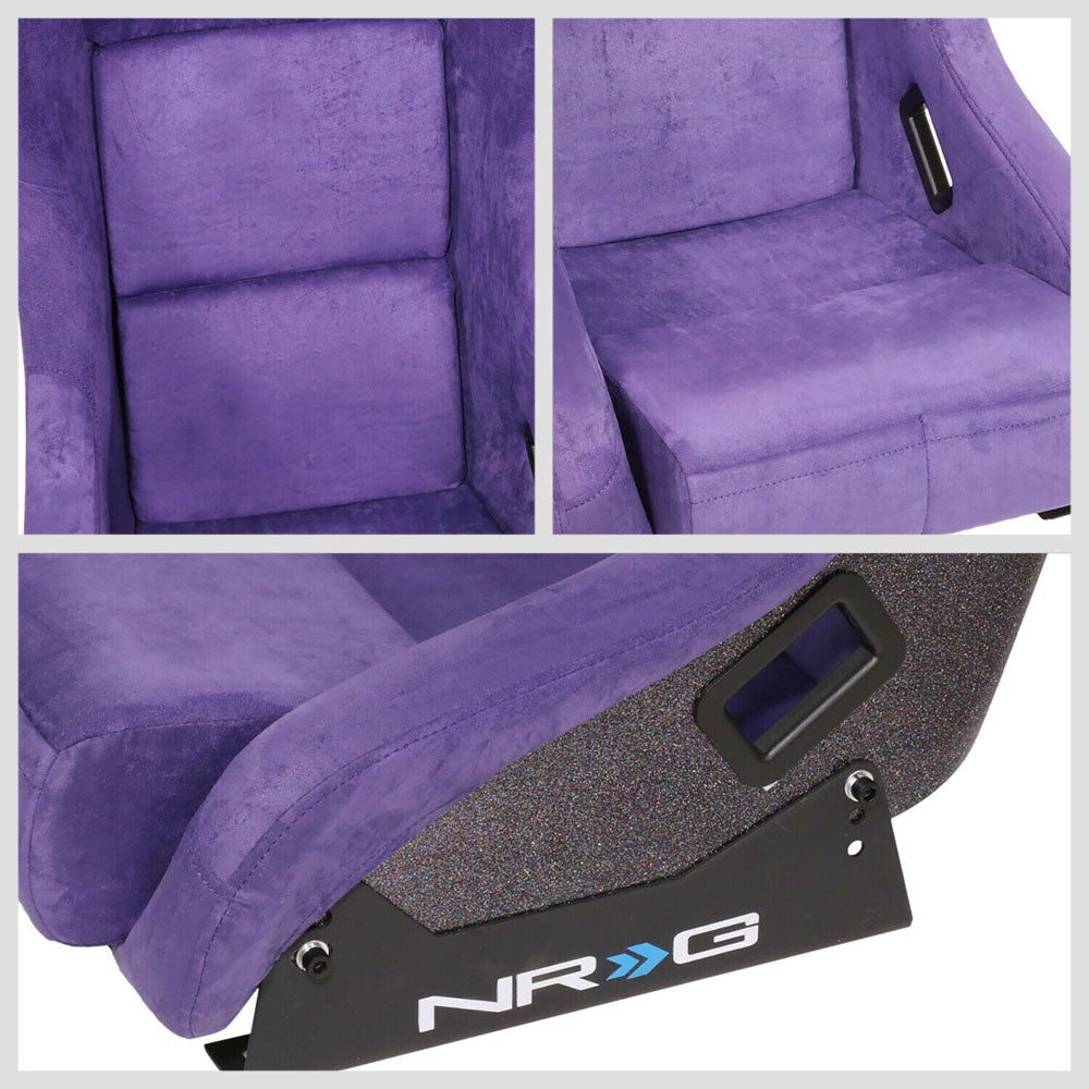 NRG FRP-303PP-PRISMA Bucket (Medium) NRG Prisma Logo Racing Seat Purple