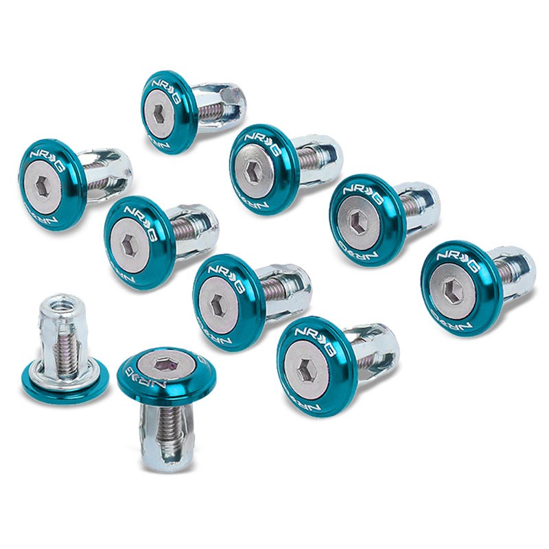NRG Innovations FW-100BL 10PCs 20MM Wide Fender Washer NRG-FW-100BL