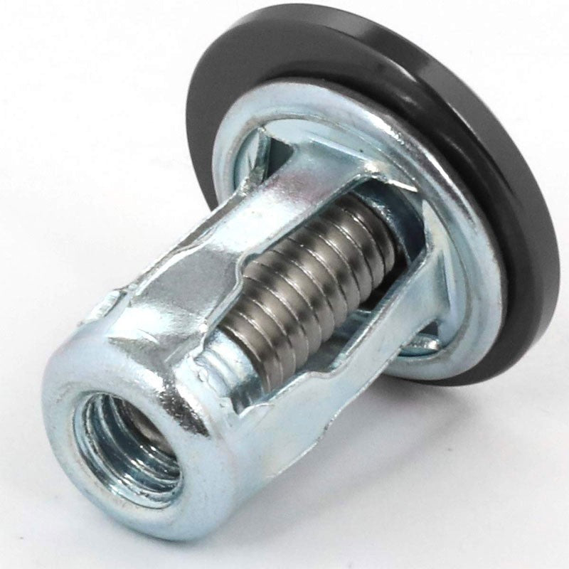 NRG 10PC Rivets for Metal 20MM Bumper Trunk Fender Washer Gunmetal/Silver Bolt