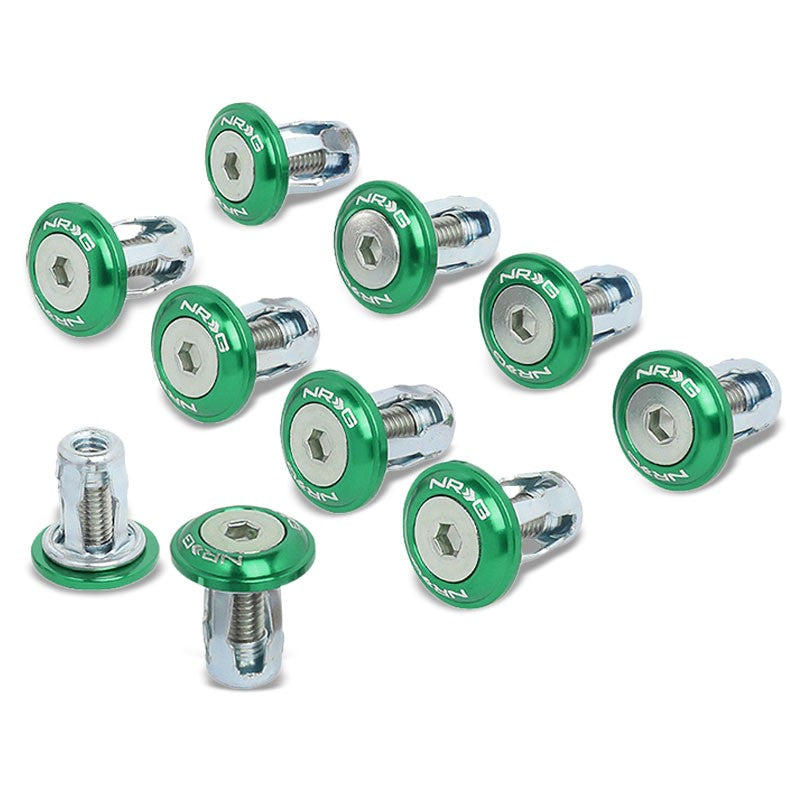 NRG Innovations FW-100GN 10PCs 20MM Wide Fender Washer NRG-FW-100GN