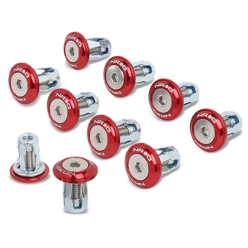 NRG Innovations FW-100RD 10PCs 20MM Wide Fender Washer NRG-FW-100RD
