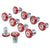 NRG Innovations FW-100RD 10PCs 20MM Wide Fender Washer NRG-FW-100RD