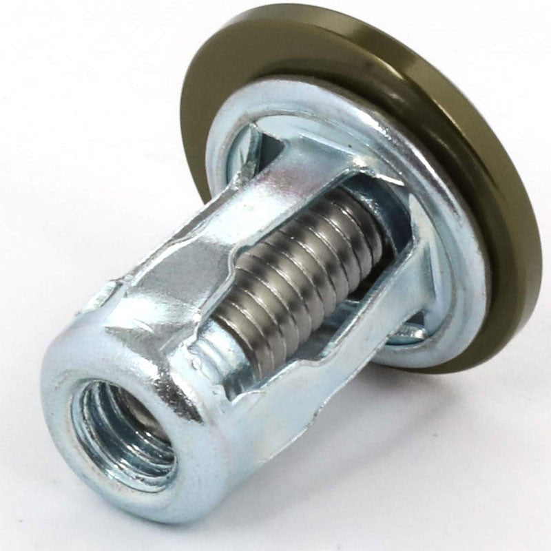 NRG 10PC Rivets for Metal 20MM Bumper Trunk Fender Washer Titanium/Silver Bolt
