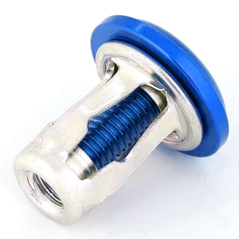 NRG 10PC Rivets for Plastic 20MM Bumper Trunk Lids Fender Washer Kit Blue/Bolt-Washer-BuildFastCar