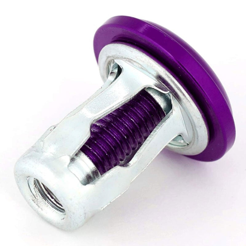 NRG 10PC Rivets for Plastic 20MM Bumper Trunk Lids Fender Washer Kit Purple/Bolt-Washer-BuildFastCar