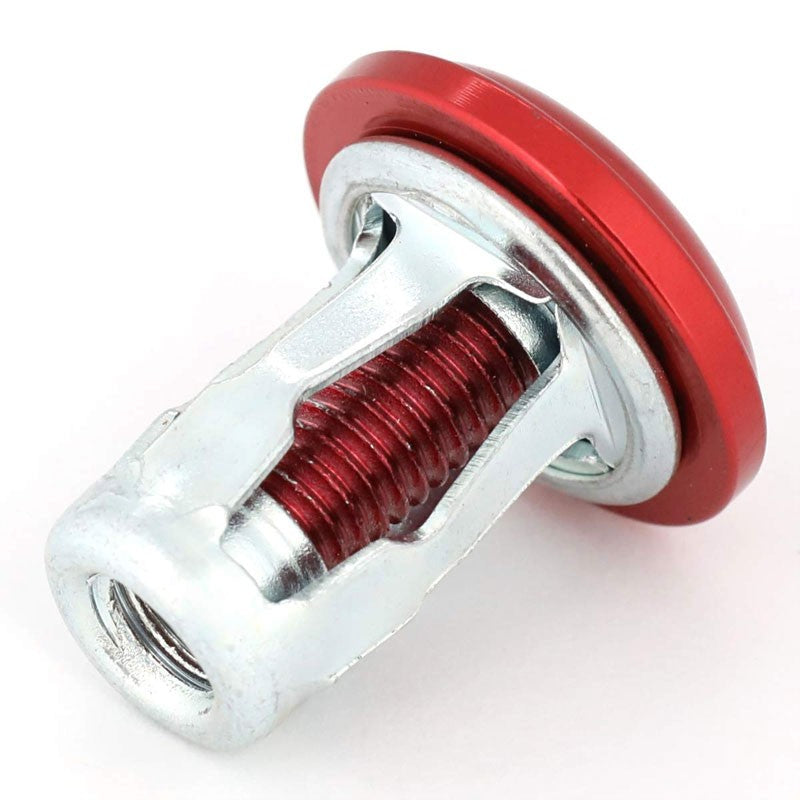 NRG 10PC Rivets for Plastic 20MM Bumper Trunk Lids Fender Washer Kit Red/Bolt-Washer-BuildFastCar