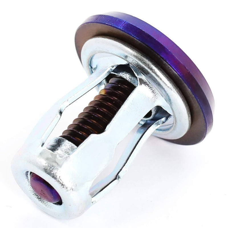 NRG 10PC Rivets for Plastic 20MM Bumper Trunk Fender Washer Titanium Burn/Bolt-Washer-BuildFastCar