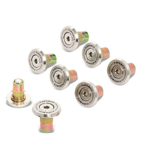 NRG 8PC Rivets for Metal Bumper Trunk Fender Washer Stainless Steel/Silver Bolt-Washer-BuildFastCar