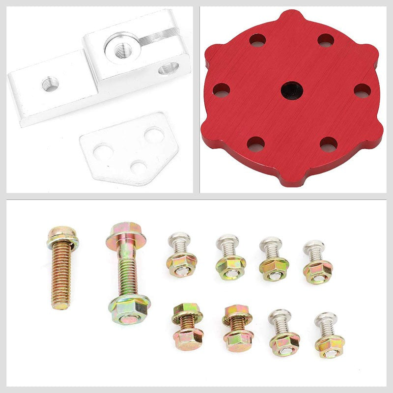 NRG Innovations GK-100RD Red 6-Point Ground Wire System Cable Grounding Kit-Engine Electronics-BuildFastCar-BFC-NRG-GK-100RD