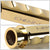 NRG HK-800CG Finger Groove Chrome Gold Anodized Emergency Hand Brake Handle Grip-Shifter Components-BuildFastCar