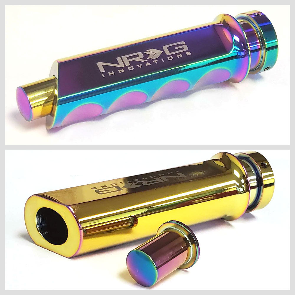 NRG HK-800MC Finger Groove Neochrome Anodized Emergency Hand Brake Handle Grip