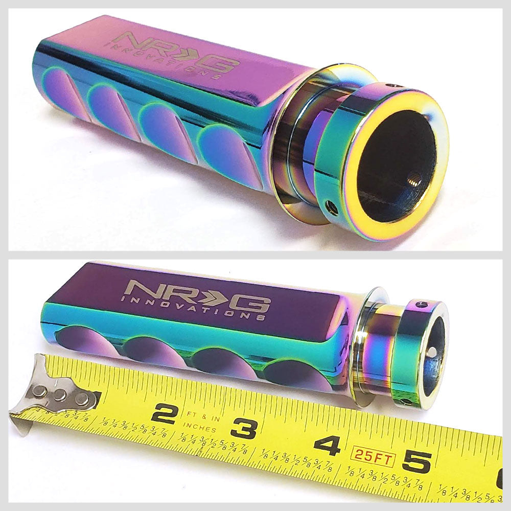 NRG HK-800MC Finger Groove Neochrome Anodized Emergency Hand Brake Handle Grip