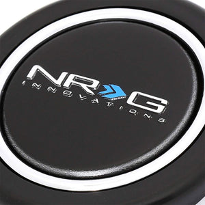 NRG Innovations Glossy Black HT-001 Steering Wheel Horn Button Replacement-Steering Wheels & Accessories-BuildFastCar-BFC-NRG-HT-001