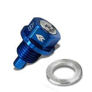 M14 x 1.5 Blue Aluminum 5000 Gauss Magnetic Oil Drain Plug For Acura/Dodge/Honda-Performance-BuildFastCar