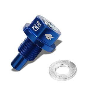 M12 x 1.25 Blue Aluminum 5000 Gauss Magnetic Oil Drain Plug For Infiniti/Lexus-Performance-BuildFastCar