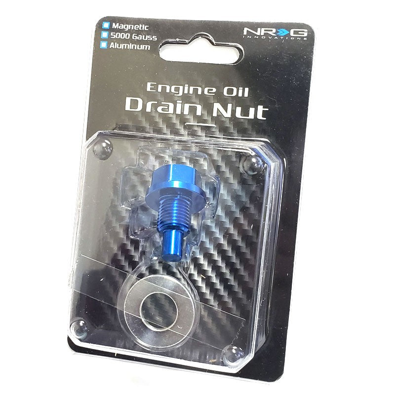 M12 x 1.25 Blue Aluminum 5000 Gauss Magnetic Oil Drain Plug For Infiniti/Lexus-Performance-BuildFastCar