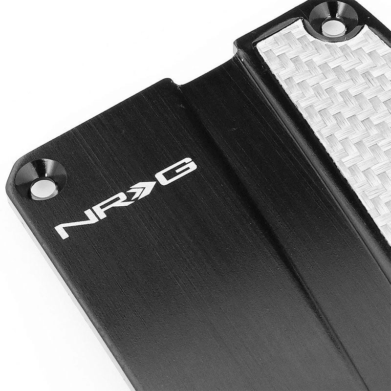 NRG NRG-PDL-100BK Brake/Gas/Clutch Manual MT Race Foot Pedal Plates Cover Set-Pedals & Pads-BuildFastCar