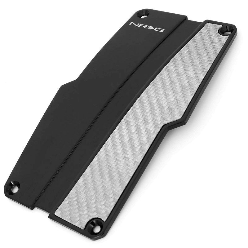NRG NRG-PDL-100BK Brake/Gas/Clutch Manual MT Race Foot Pedal Plates Cover Set-Pedals & Pads-BuildFastCar