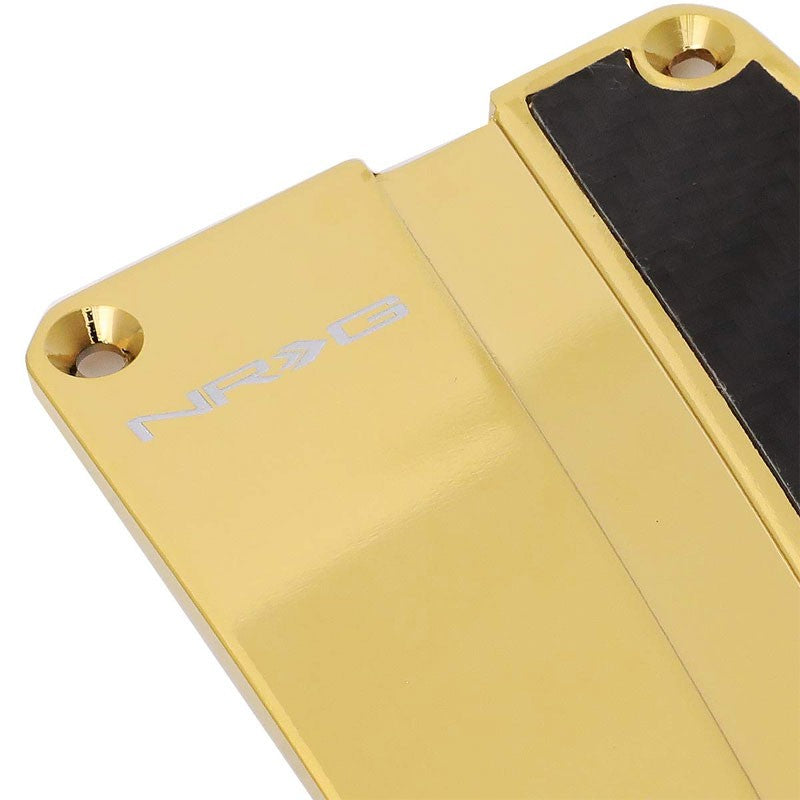 NRG NRG-PDL-100CG Brake/Gas/Clutch Manual MT Race Foot Pedal Plates Cover Set-Pedals & Pads-BuildFastCar