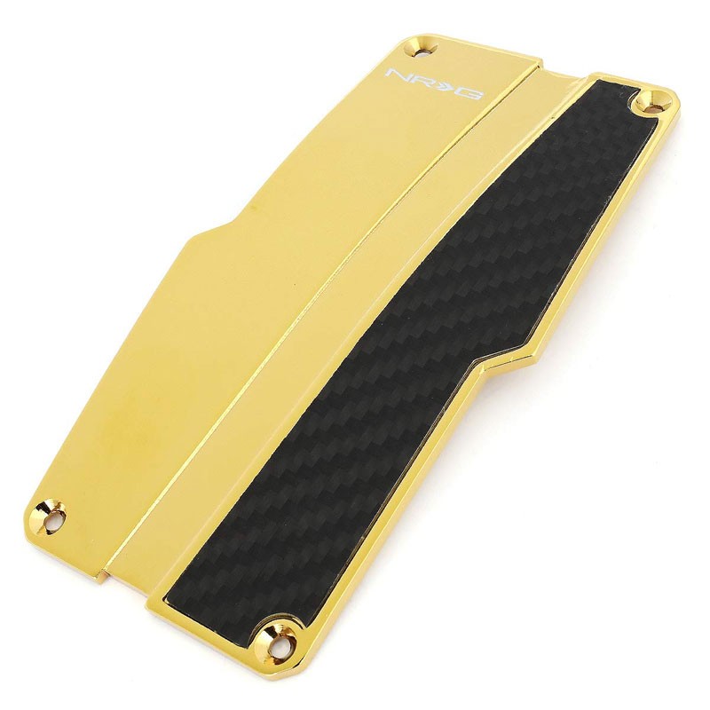 NRG NRG-PDL-100CG Brake/Gas/Clutch Manual MT Race Foot Pedal Plates Cover Set-Pedals & Pads-BuildFastCar