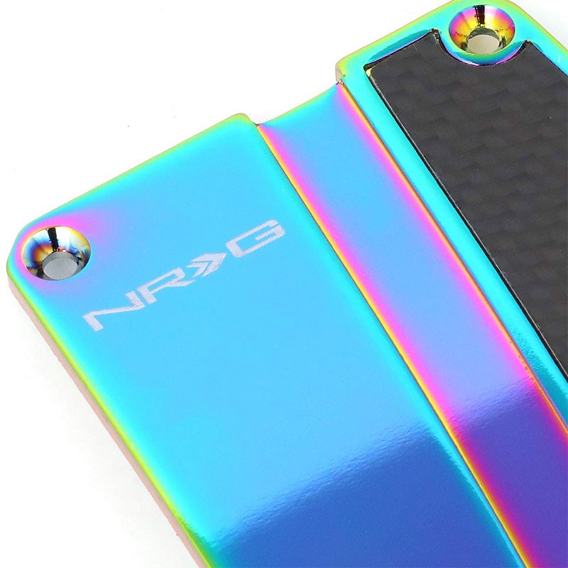 NRG NRG-PDL-100MC Brake/Gas/Clutch Manual MT Race Foot Pedal Plates Cover Set-Pedals & Pads-BuildFastCar