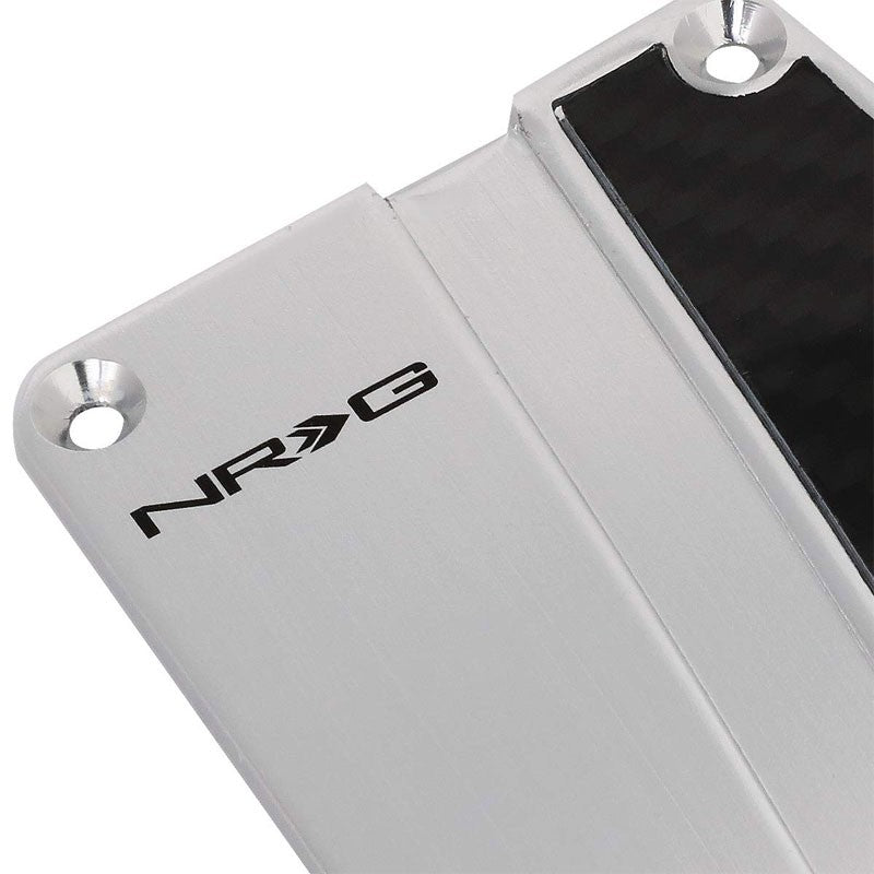 NRG NRG-PDL-100SL Brake/Gas/Clutch Manual MT Race Foot Pedal Plates Cover Set-Pedals & Pads-BuildFastCar