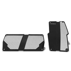 NRG NRG-PDL-150BK Brake/Gas/Clutch Automatic AT Race Foot Pedal Plates Cover Set-Pedals & Pads-BuildFastCar