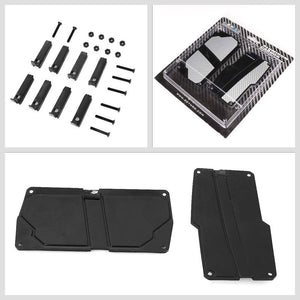 NRG NRG-PDL-150BK Brake/Gas/Clutch Automatic AT Race Foot Pedal Plates Cover Set-Pedals & Pads-BuildFastCar