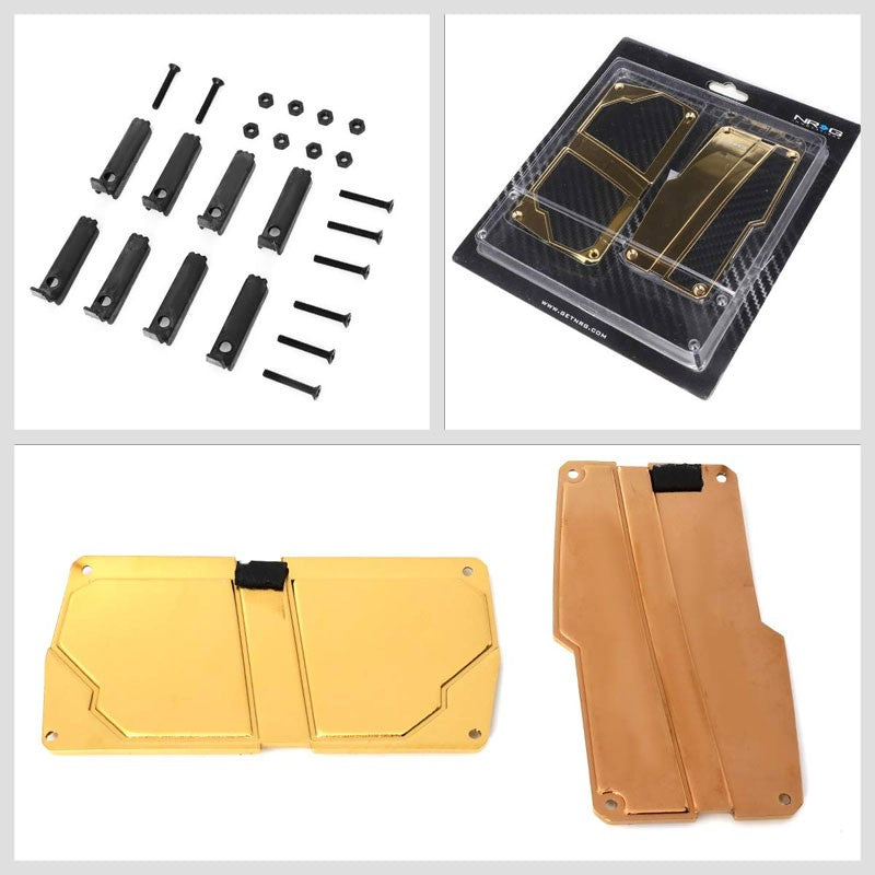 NRG NRG-PDL-150CG Brake/Gas/Clutch Automatic AT Race Foot Pedal Plates Cover Set-Pedals & Pads-BuildFastCar