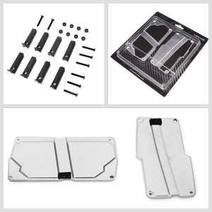 NRG NRG-PDL-150SL Brake/Gas/Clutch Automatic AT Race Foot Pedal Plates Cover Set-Pedals & Pads-BuildFastCar