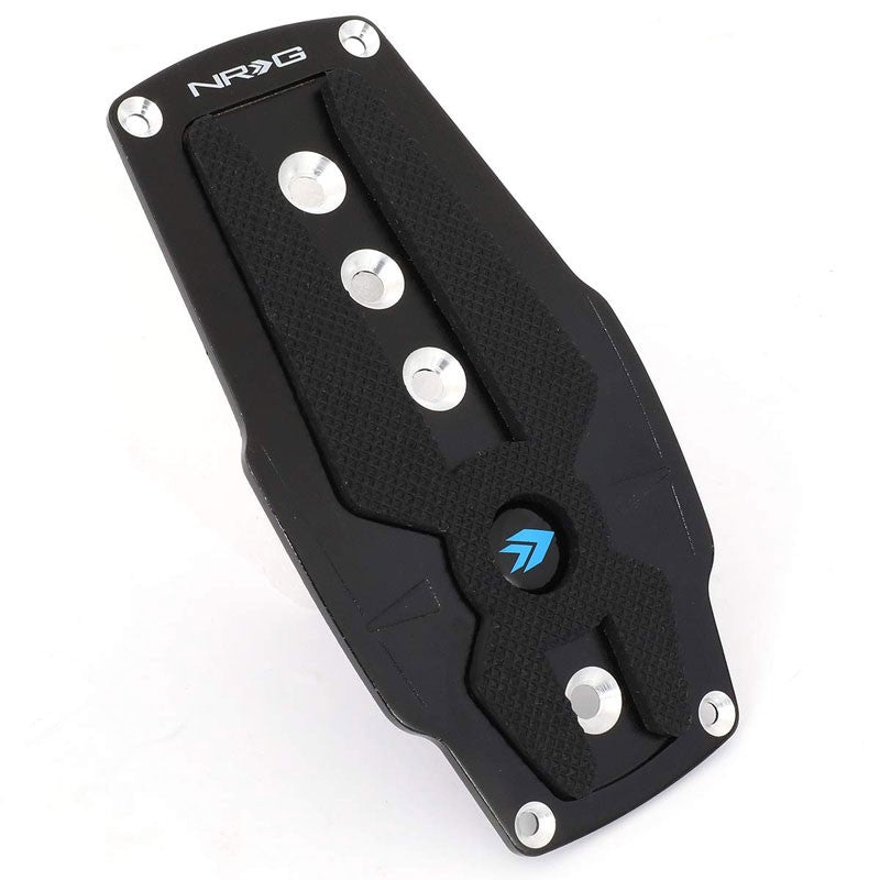 NRG NRG-PDL-200BK Brake/Gas/Clutch Manual MT Race Foot Pedal Plates Cover Set-Pedals & Pads-BuildFastCar