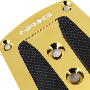 NRG NRG-PDL-200CG Brake/Gas/Clutch Manual MT Race Foot Pedal Plates Cover Set-Pedals & Pads-BuildFastCar