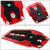 NRG NRG-PDL-200RD Brake/Gas/Clutch Manual MT Race Foot Pedal Plates Cover Set-Pedals & Pads-BuildFastCar