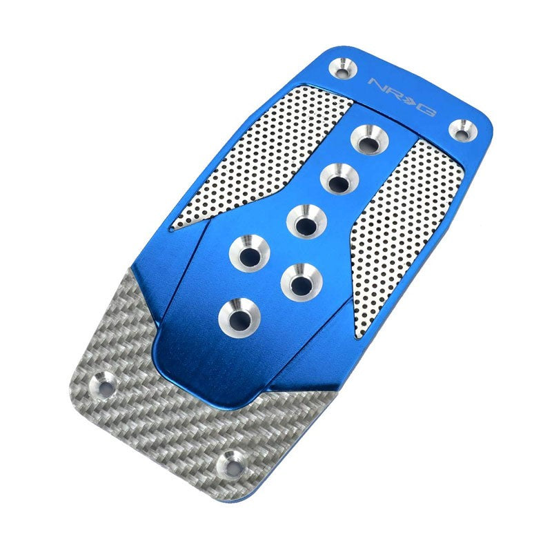 NRG NRG-PDL-400BL Brake/Gas/Clutch Manual MT Race Foot Pedal Plates Cover Set-Pedals & Pads-BuildFastCar