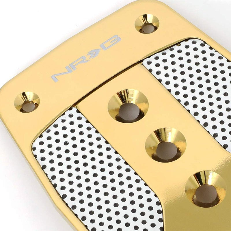 NRG NRG-PDL-400CG Brake/Gas/Clutch Manual MT Race Foot Pedal Plates Cover Set-Pedals & Pads-BuildFastCar