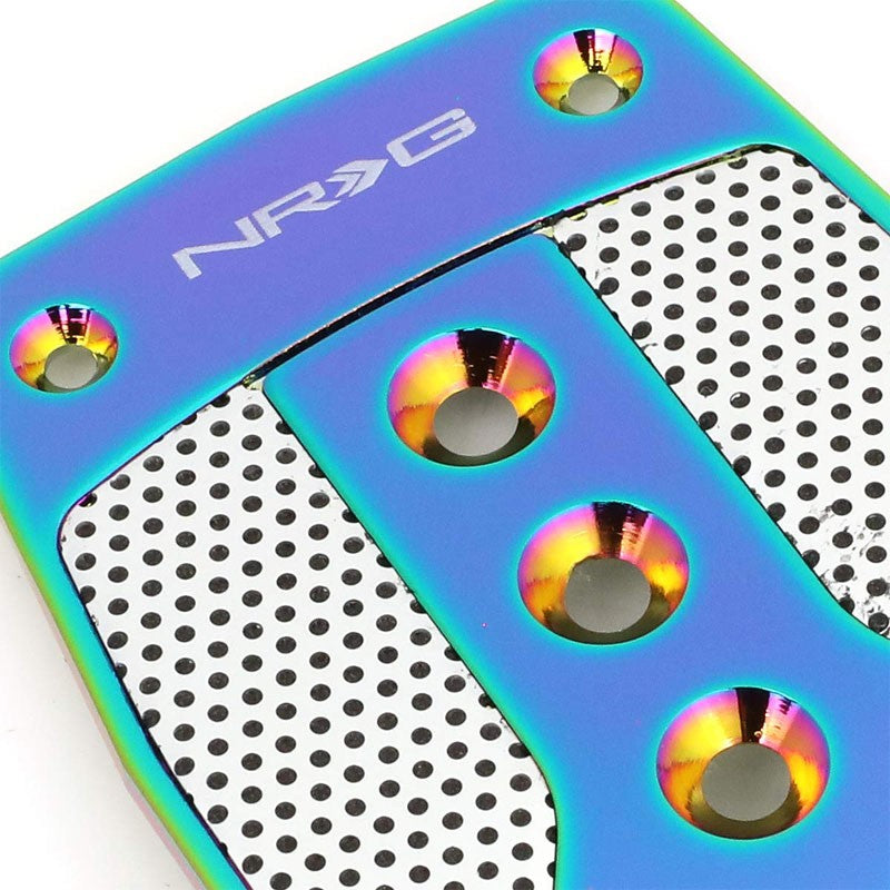 NRG NRG-PDL-400MC Brake/Gas/Clutch Manual MT Race Foot Pedal Plates Cover Set-Pedals & Pads-BuildFastCar