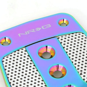 NRG NRG-PDL-450MC Brake/Gas Automatic AT Neochrome Race Foot Pedal Plates Cover-Pedals & Pads-BuildFastCar