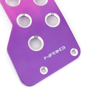 NRG NRG-PDL-500PT Brake/Gas/Clutch Manual Purple/Titanium Fade Pedal Plate Cover-Pedals & Pads-BuildFastCar