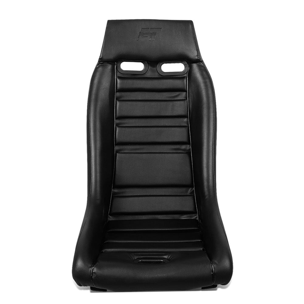 NRG PRI-100BK-MIDNIGHT GT Retro PRISMA Fixed Bucket Racing Seat Black NRG-PRI-100BK-MIDNIGHT