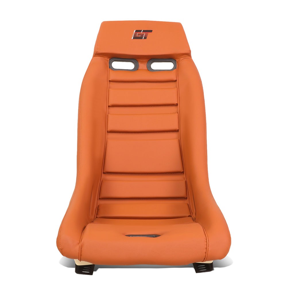 NRG PRI-100BR-STARDUST GT Retro PRISMA Fixed Bucket Racing Seat Brown NRG-PRI-100BR-STARDUST