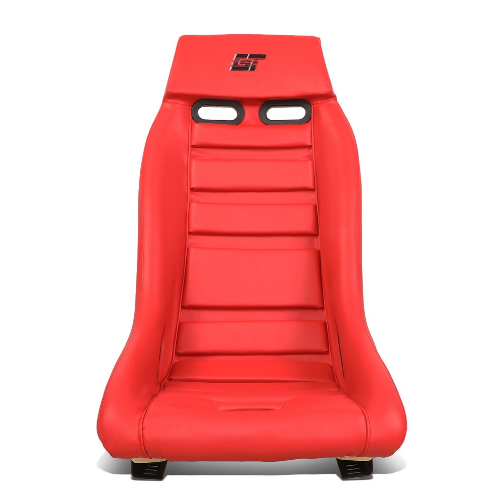 NRG PRI-100RD-STARDUST GT Retro PRISMA Fixed Bucket Racing Seat Red NRG-PRI-100RD-STARDUST