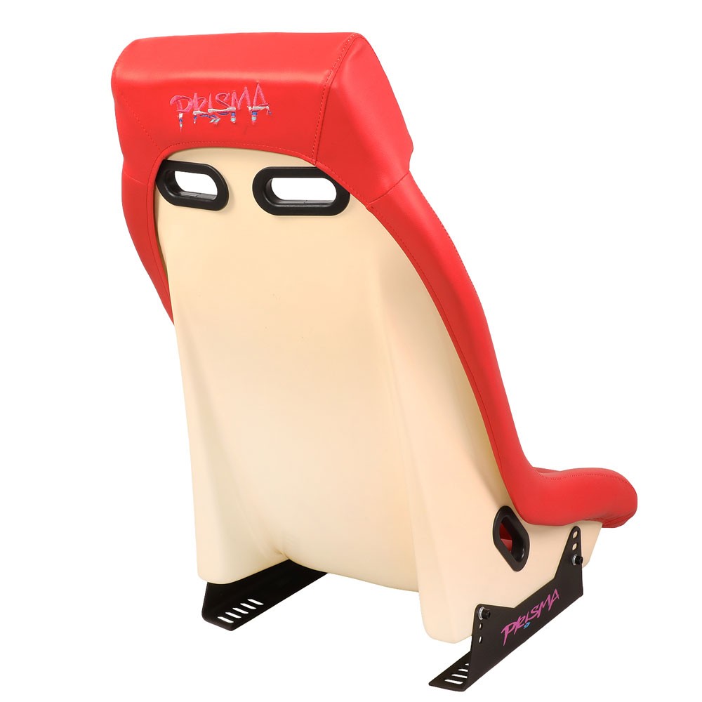 NRG PRI-100RD-STARDUST GT Retro PRISMA Fixed Bucket Racing Seat Red NRG-PRI-100RD-STARDUST