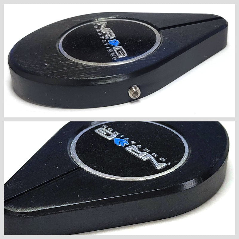 NRG Innovations RDC-100BK Aluminum Powdercoated Black Radiator Cap Cover Decor