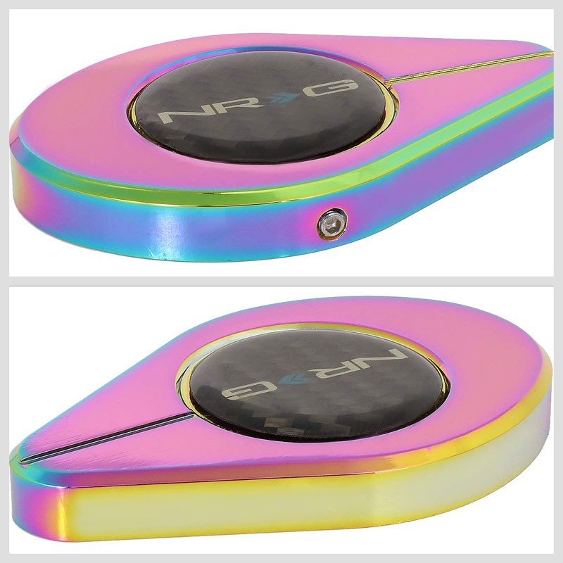 NRG RDC-100MC Aluminum Powdercoated Neo Chrome Radiator Cap Cover Decor 1.75"DIA